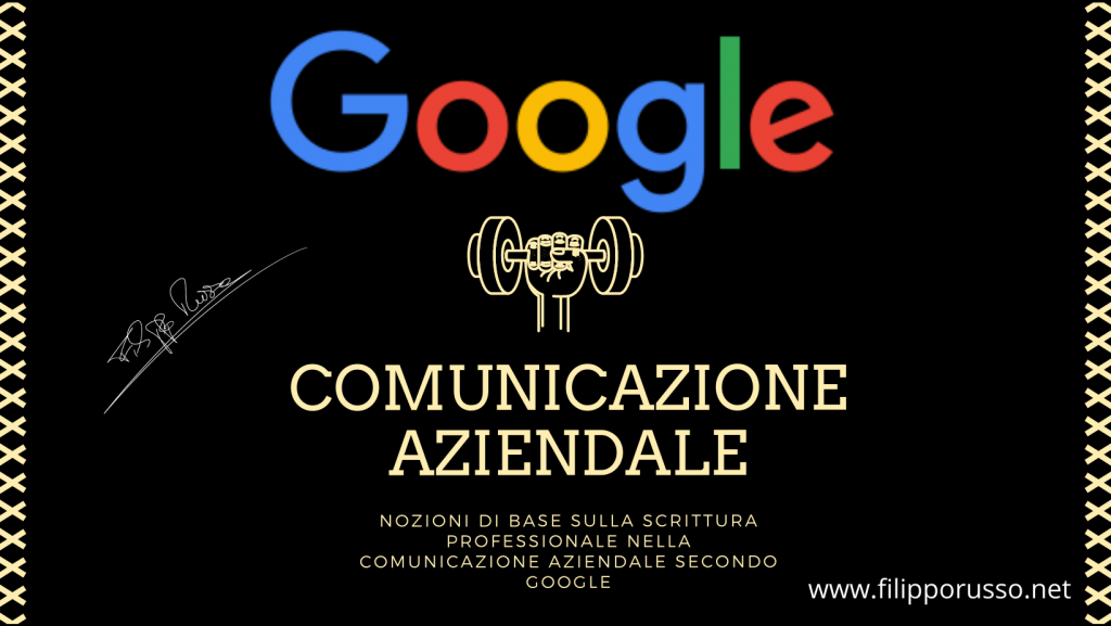 La comunicazione aziendale (secondo Google)